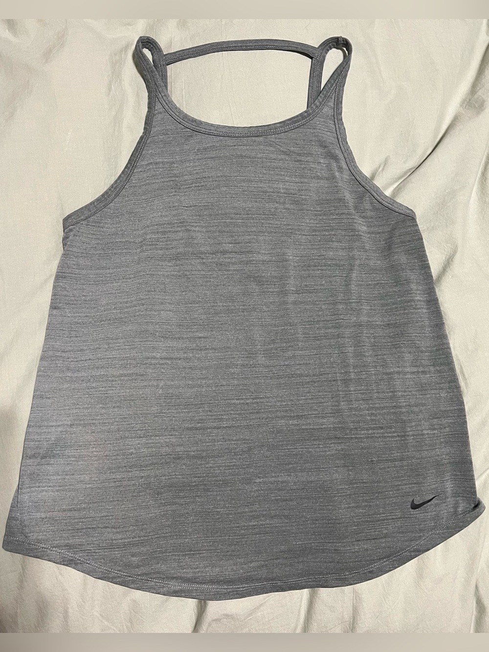 Nike Dri-FIT Gray Racerback Tank Top Women’s XS Athletic Workout Gym Yoga